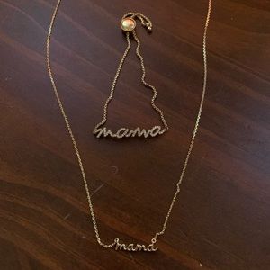 Sophie Harper “Mama” Set of Necklace and Bracelet